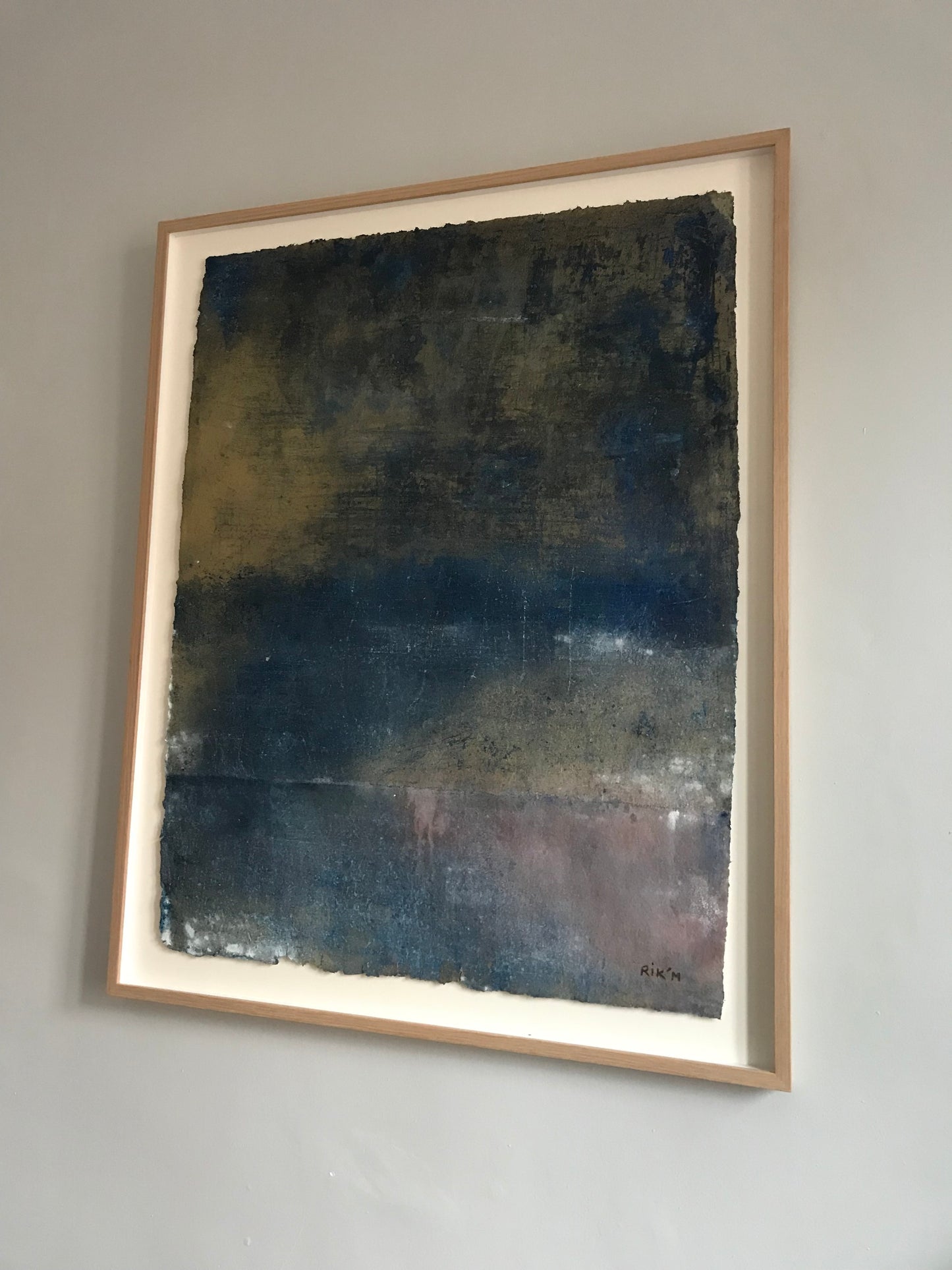 Abstraction figurative a bleu