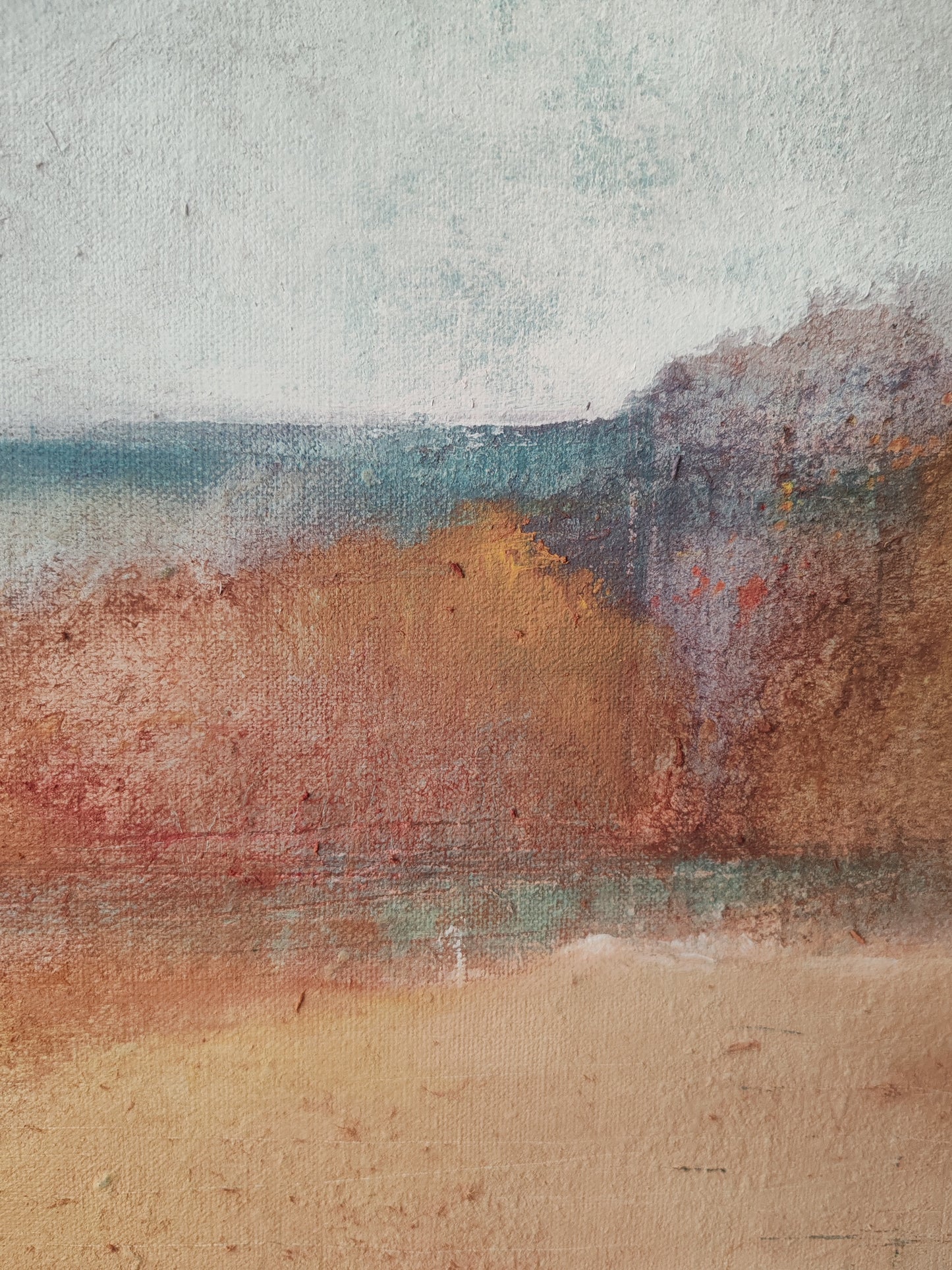 Sur la plage bandonnée