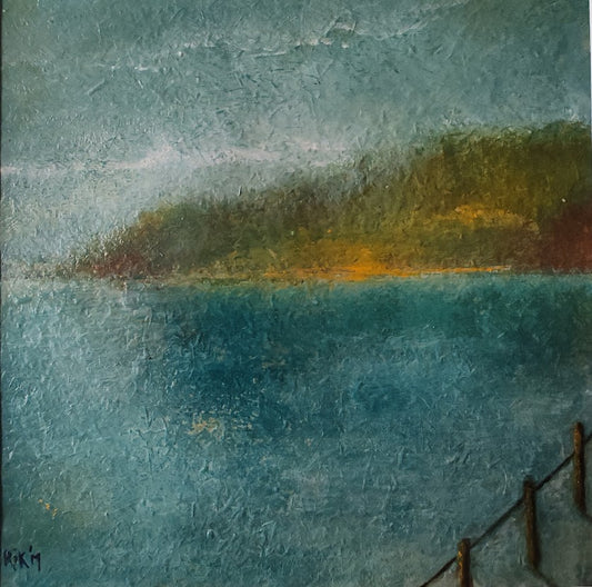 La barrière au bord de l'eau