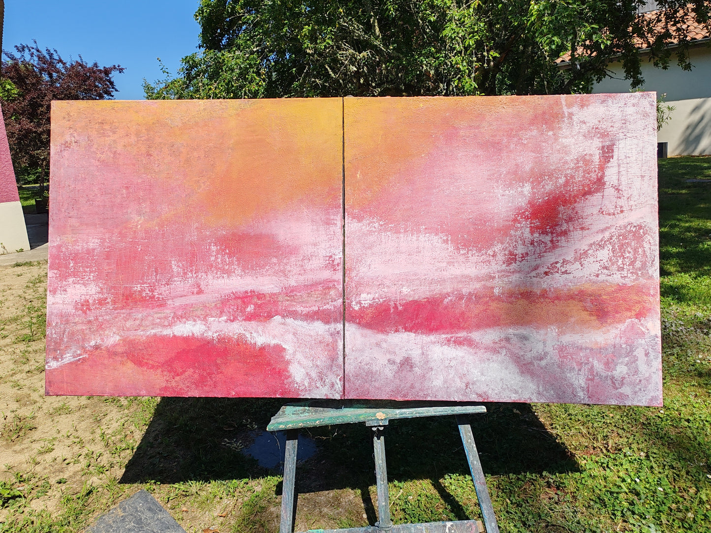 Abstraction figurative dyptique 1