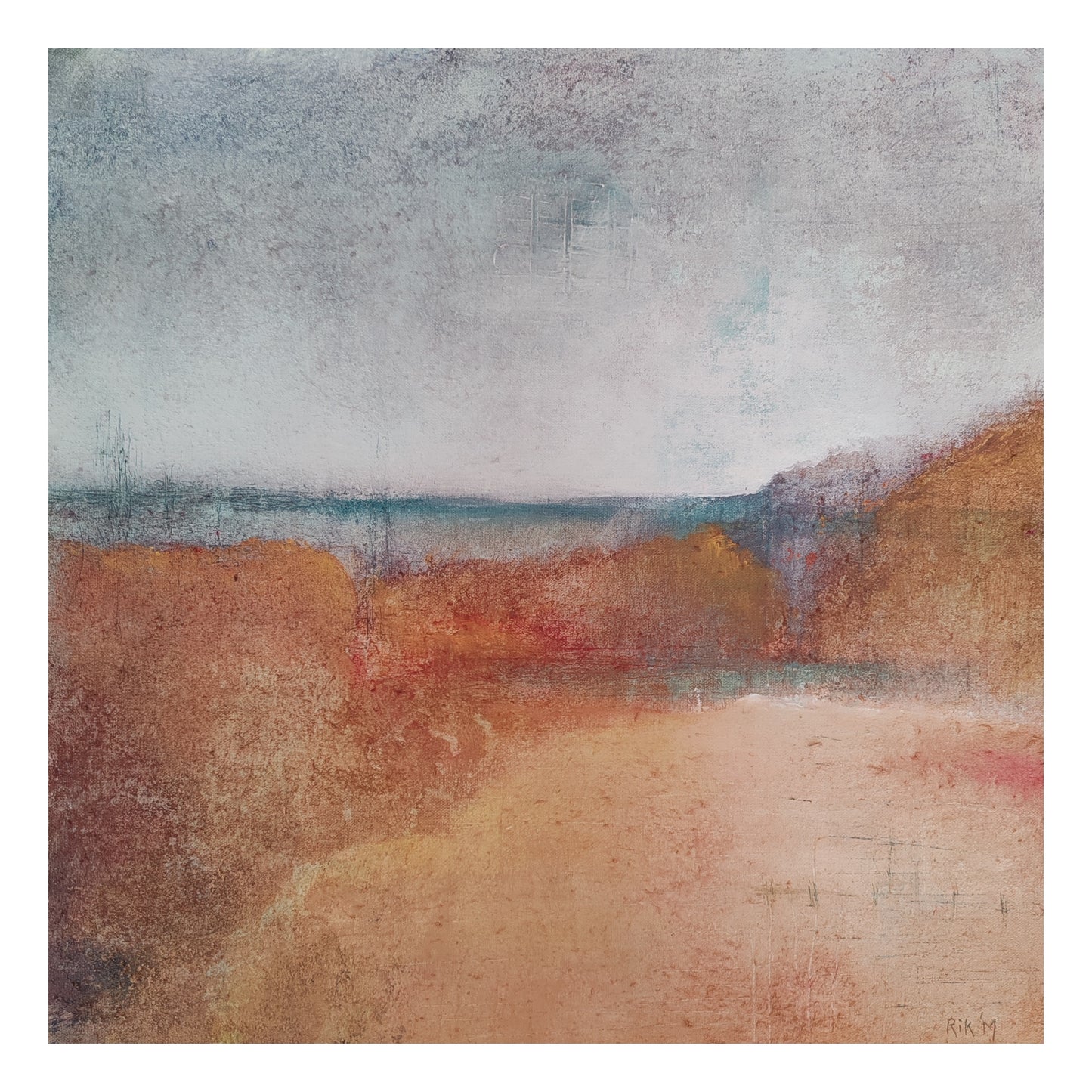 Sur la plage bandonnée