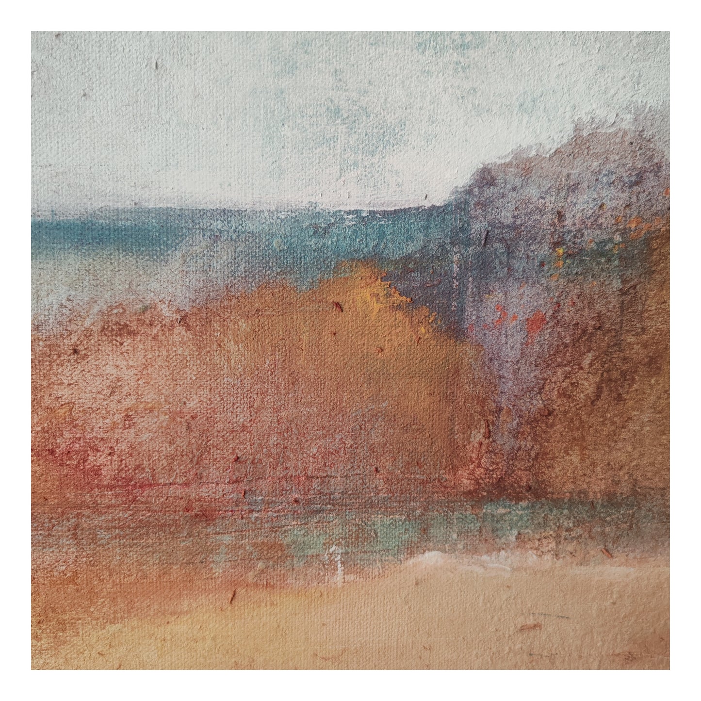 Sur la plage bandonnée