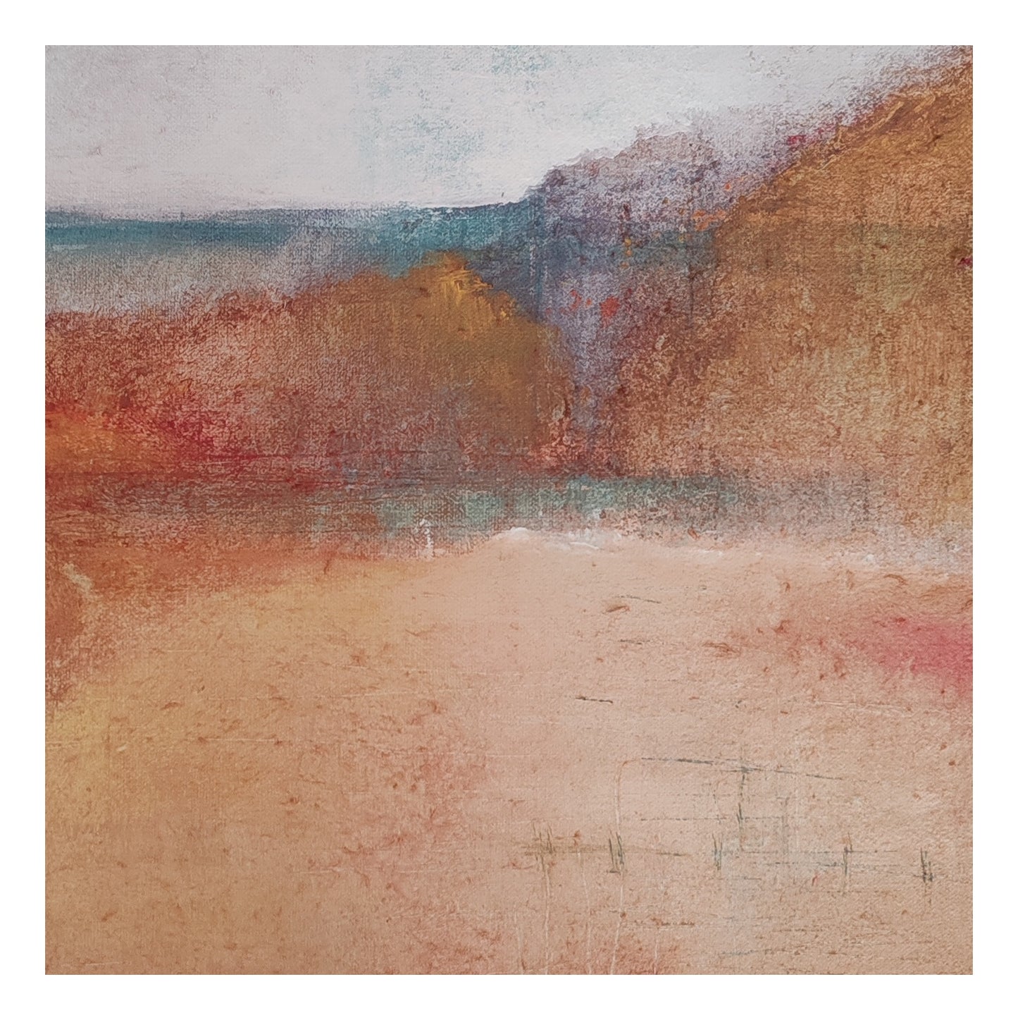 Sur la plage bandonnée